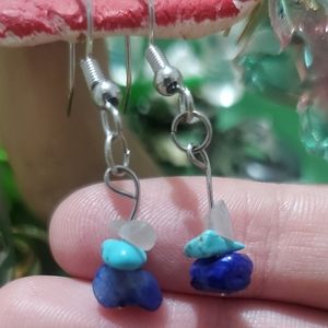 Crystal ombre earrings